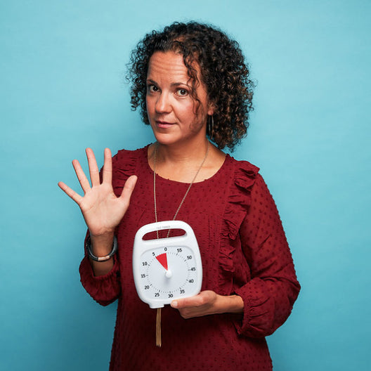 woman holding Time Timer®